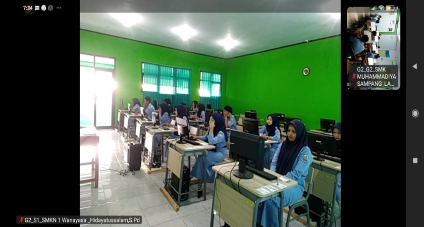 TKA Hari Kedua Mata Pelajaran Pilihan di SMKN 1 Wanayasa Berjalan Sukses